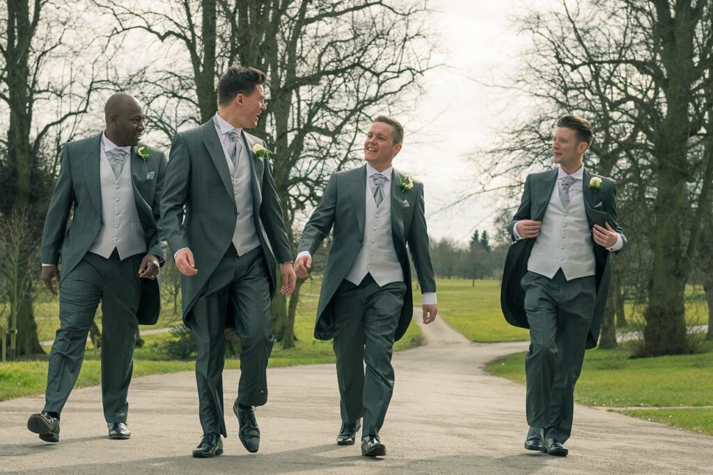 James and Kat's Wedding Running Park Harrogate North Yorkshire 